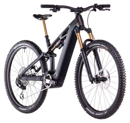 MTB eléctrica de doble suspensión Cube Stereo Hybrid One44 HPC SLT 800 Sram XX Eagle AXS 12V 800 Wh 29'' Gris Irisado Liquid Lava 2025 - Image 2