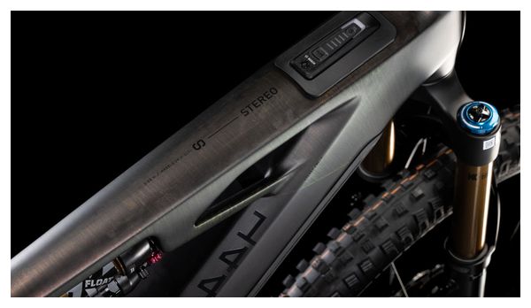 MTB eléctrica de doble suspensión Cube Stereo Hybrid One44 HPC SLT 800 Sram XX Eagle AXS 12V 800 Wh 29'' Gris Irisado Liquid Lava 2025 - Image 7