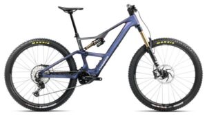 MTB eléctrica de doble suspensión Orbea Rise LT M10 Shimano Deore XT/SLX 12V 630 Wh 29'' Azul Tanzanite Carbon View 2025