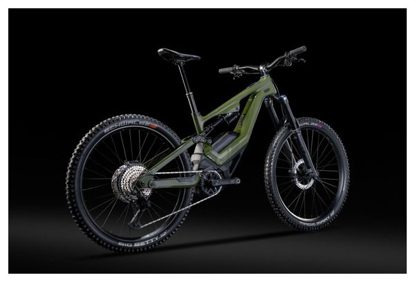 MTB eléctrica de doble suspensión Lapierre Overvolt GLP Elite 3 Shimano XT 12V 800Wh MX (29/27.5'') Verde 2025 - Image 2