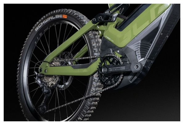 MTB eléctrica de doble suspensión Lapierre Overvolt GLP Elite 3 Shimano XT 12V 800Wh MX (29/27.5'') Verde 2025 - Image 3