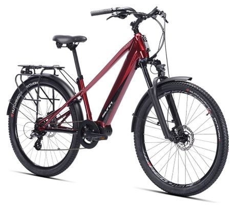 Bicicleta eléctrica de ciudad Sunn Urb Over Shimano Altus 8V 460 Wh 650b Rojo - Image 2