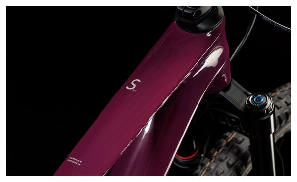 MTB de doble suspensión Cube Stereo One44 C:68X SLX Sram GX Eagle AXS 12V 29'' Rosa Rojo Wine 2024 - Image 7