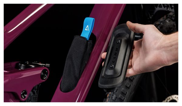 MTB de doble suspensión Cube Stereo One44 C:68X SLX Sram GX Eagle AXS 12V 29'' Rosa Rojo Wine 2024 - Image 9