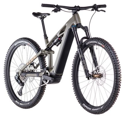 MTB eléctrica de doble suspensión Cube Stereo Hybrid One44 HPC TM 800 Sram GX Eagle AXS 12V 800 Wh 29'' Verde Dusty Olive 2025 - Image 2