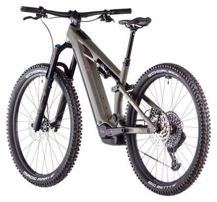 MTB eléctrica de doble suspensión Cube Stereo Hybrid One44 HPC TM 800 Sram GX Eagle AXS 12V 800 Wh 29'' Verde Dusty Olive 2025 - Image 5
