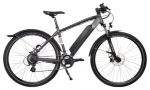 Bicicleta híbrida eléctrica Bicyklet Joseph Shimano Altus 7V 417 Wh 700 mm Negro Gris