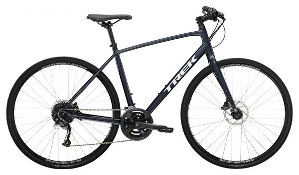 Bicicleta fitness Trek FX 2 Disc Shimano Acera/Altus 9V 700 mm Azul Nautical Navy