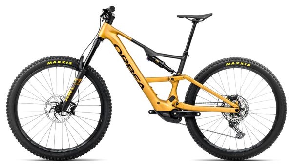 MTB eléctrica de doble suspensión Orbea Rise LT H20 Shimano Deore/SLX 12V 630 Wh 29'' Amarillo Bumblebee Negro 2025 - Image 2