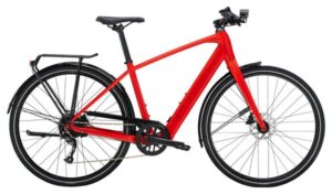 Bicicleta eléctrica de ciudad Trek FX+ 2 Shimano Altus 9V 250 Wh 700 mm Rojo