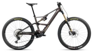 MTB eléctrica de doble suspensión Orbea Rise LT M10 Shimano Deore XT/SLX 12V 630 Wh 29'' Gris Cosmic Carbon View 2025