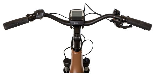 Bicicleta eléctrica de ciudad Bicyklet Victoire Shimano Alivio 9V 400 Wh 700 mm Marrón - Image 7