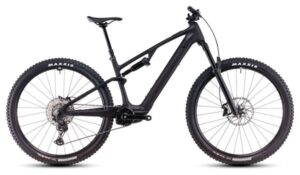 MTB eléctrica de doble suspensión Cube AMS Hybrid One44 C:68X Race 400X Shimano Deore XT 12V 400 Wh 29'' Negro Blackline 2025