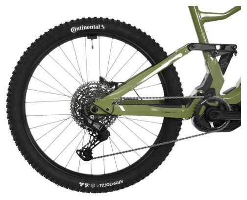 MTB eléctrica de doble suspensión Lapierre Overvolt AM 5.8 Shimano Cues 11V 800Wh MX (29/27.5'') Verde 2025 - Image 3