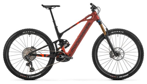 MTB eléctrica de doble suspensión Mondraker Crafty Carbon RR Sram GX AXS T-Type 12V 800 Wh 29'' Marrón Negro 2025