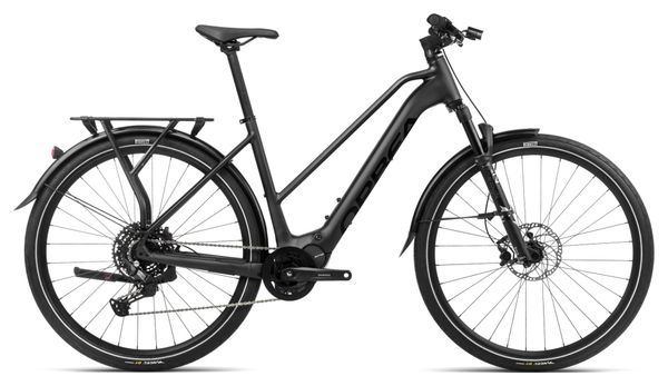 Bicicleta híbrida eléctrica Orbea Kemen Mid 30 Shimano Cues 10V 540 Wh 29'' Negro Metallic Night 2024