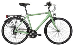 Bicicleta de ciudad Bicyklet George Shimano Acera/Tourney 8V 700 mm Verde Wood