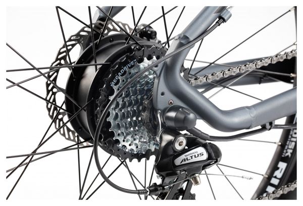 MTB eléctrica semirrígida Moma Bikes E-MTB 27.5'' Shimano Altus 8V Gris - Image 5