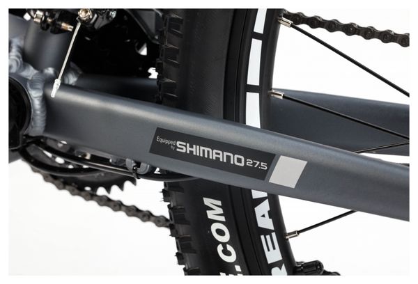 MTB eléctrica semirrígida Moma Bikes E-MTB 27.5'' Shimano Altus 8V Gris - Image 9