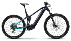 MTB eléctrica de doble suspensión Haibike AllMtn 2 29'' / 27.5'' Sram SX Eagle 12v 720 Wh Blue / Cyan 2024