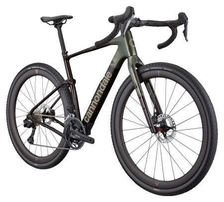 Bicicleta gravel Cannondale Topstone Carbon LTD Shimano GRX Di2 12V 700 mm Marrón/Verde - Image 2
