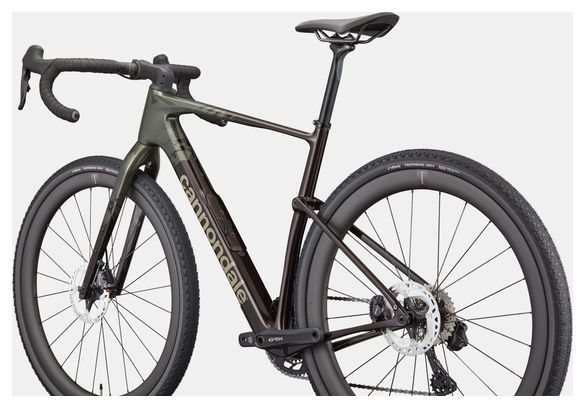 Bicicleta gravel Cannondale Topstone Carbon LTD Shimano GRX Di2 12V 700 mm Marrón/Verde - Image 3