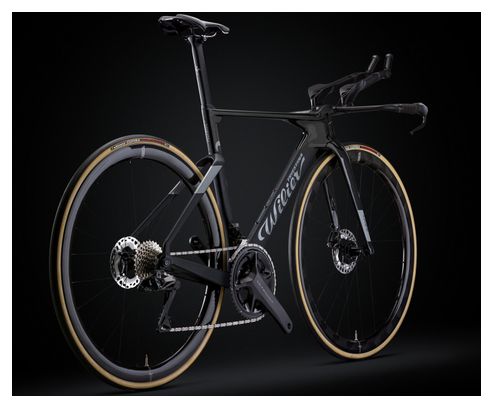 Bicicleta de triatlón Wilier Triestina Turbine SLR Shimano Ultegra Di2 12V 700 mm Negro 2024 - Image 2