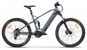 MTB eléctrica de doble suspensión Moma Bikes E-MTB 27.5'' Shimano Altus 8V Gris