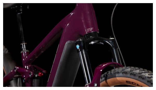 MTB eléctrica de doble suspensión Cube Stereo Hybrid One22 Pro 800 Shimano Cues 10V 800 Wh 29'' Rojo Amarone 2025 - Image 8