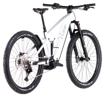 MTB eléctrica de doble suspensión Cube Stereo Hybrid One44 EXC 800 Shimano Deore XT 12V 800 Wh 29'' Blanco Marble 2025 - Image 6