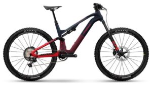 MTB eléctrica de doble suspensión Haibike Lyke CF 11 Sram GX 12V 430Wh 29'' Azul Rojo 2024