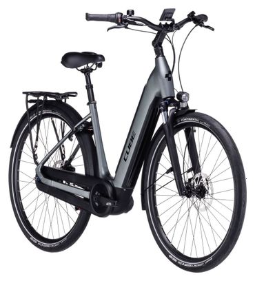 Bicicleta eléctrica de ciudad Cube Supreme Hybrid Pro 625 Easy Entry Shimano Nexus 8V 625 Wh 700 mm Gris Flash 2024 - Image 2