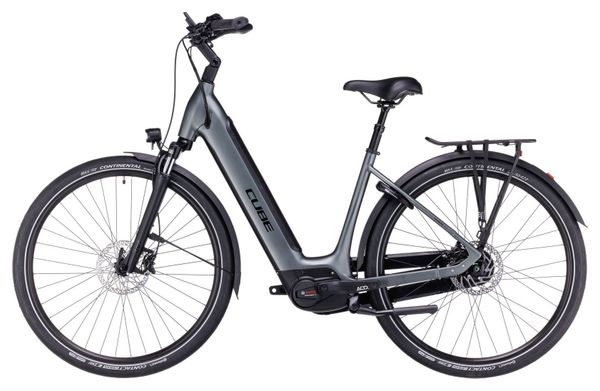 Bicicleta eléctrica de ciudad Cube Supreme Hybrid Pro 625 Easy Entry Shimano Nexus 8V 625 Wh 700 mm Gris Flash 2024 - Image 4