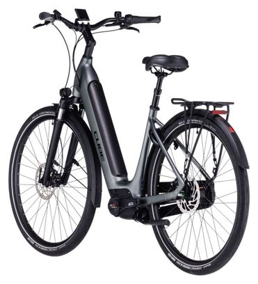Bicicleta eléctrica de ciudad Cube Supreme Hybrid Pro 625 Easy Entry Shimano Nexus 8V 625 Wh 700 mm Gris Flash 2024 - Image 5