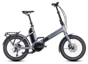 Bicicleta plegable eléctrica Cube Fold Sport Hybrid 500 Shimano Tiagra 10V 500 Wh 20'' Gris Flash