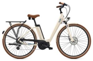Bicicleta eléctrica de ciudad O2 Feel iVog City Up 4.1 Shimano Altus 8V 400 Wh 28'' Blanco Lin