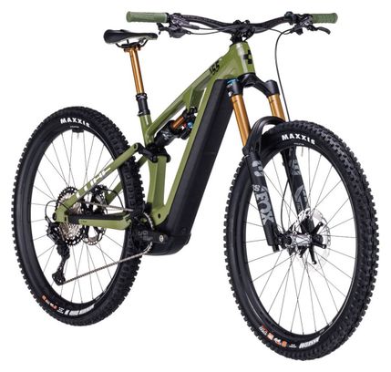 MTB eléctrica de doble suspensión Cube Stereo Hybrid One55 C:68X TM 750 Shimano Deore XT 12V 750 Wh 29'' Verde Olive 2024 - Image 2