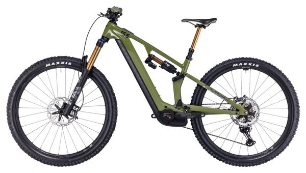 MTB eléctrica de doble suspensión Cube Stereo Hybrid One55 C:68X TM 750 Shimano Deore XT 12V 750 Wh 29'' Verde Olive 2024 - Image 4