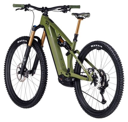 MTB eléctrica de doble suspensión Cube Stereo Hybrid One55 C:68X TM 750 Shimano Deore XT 12V 750 Wh 29'' Verde Olive 2024 - Image 5