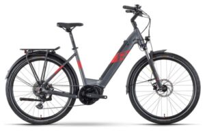 Bicicleta híbrida eléctrica Raymon TourRay E 6.0 Wave Tektro M350 9V 630Wh 27.5'' Gris 2024