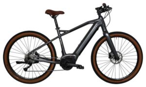 Bicicleta fitness eléctrico Bicyklet Gabriel Shimano Altus 9V 500 Wh 27.5'' Gris Titanio